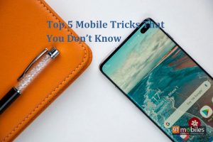 Top 5 Mobile Tricks