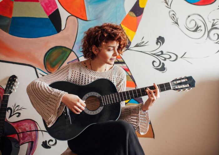 Playing Guitar