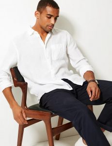 White Linen Shirts by Marks and Spencer