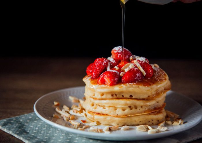strawberry pancakes