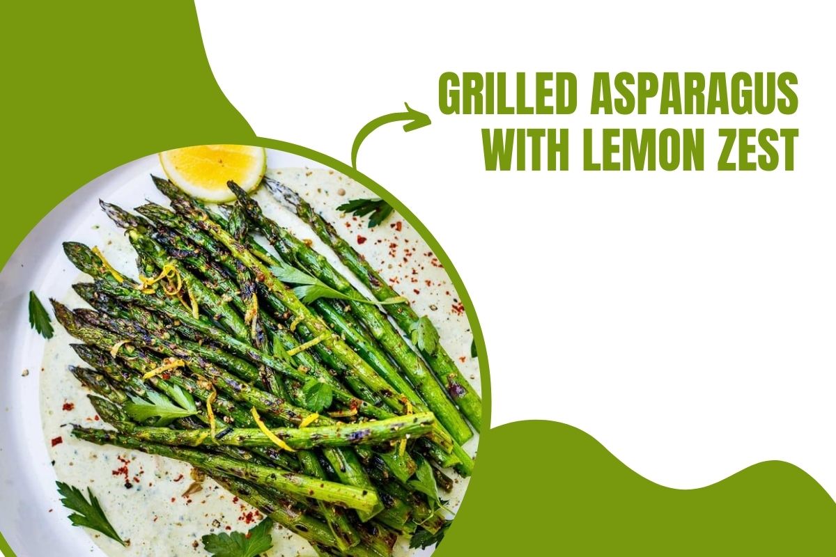 Grilled Asparagus with Lemon Zest - gluten free side dishes