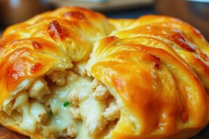 Chicken and Cheese Jalousie Recipe