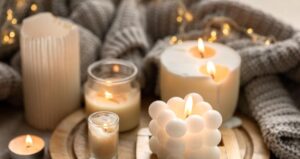 Beeswax candle